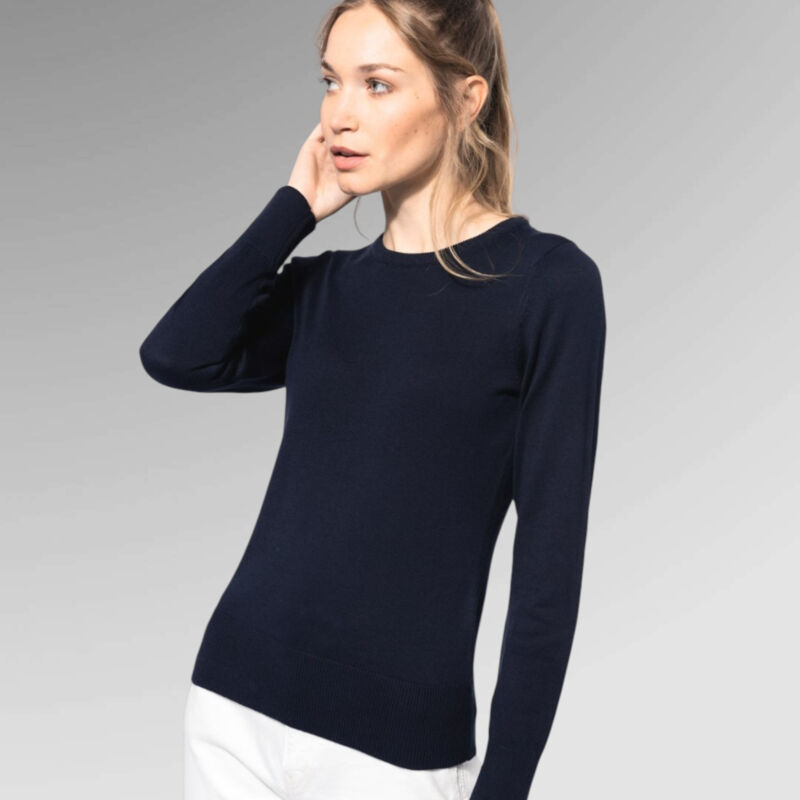 Kariban Ladies' Crew neck pullover Thumbnail
