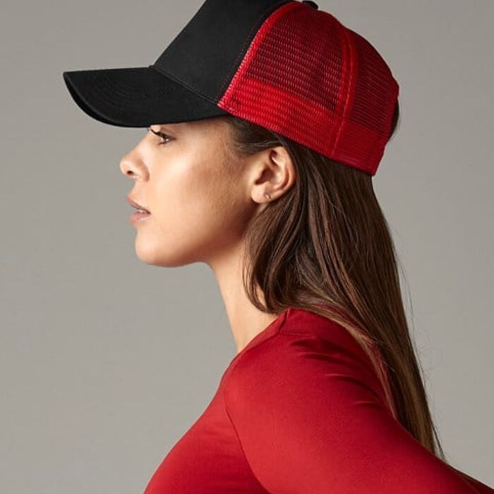 Beechfield Snapback trucker Cap Thumbnail