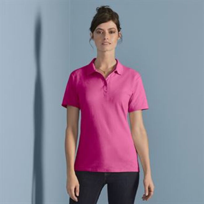 Gildan Women's Softstyle Double Piqué Polo Thumbnail