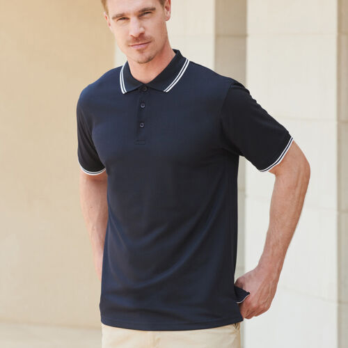 Henbury Double tipped Coolplus® polo shirt Thumbnail