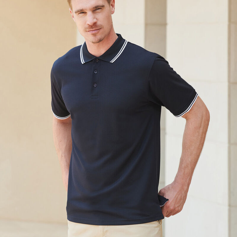 Henbury Double tipped Coolplus® polo shirt Thumbnail