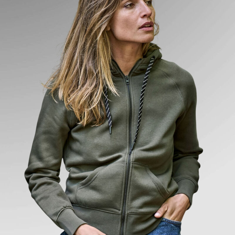 Tee Jays Ladies' Full Zip Hooded Sweat Thumbnail