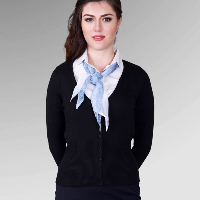 Russell Ladies V-neck Knitted Cardigan Thumbnail