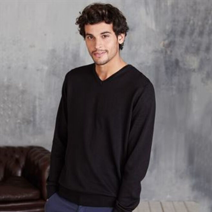Kariban men's V-neck pullover Thumbnail