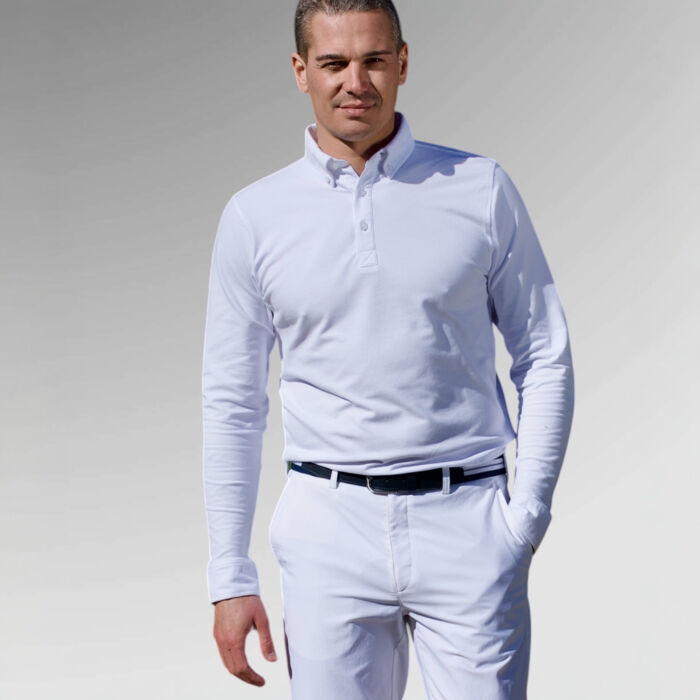 Tee Jays Mens Luxury Stretch L/S Polo Thumbnail