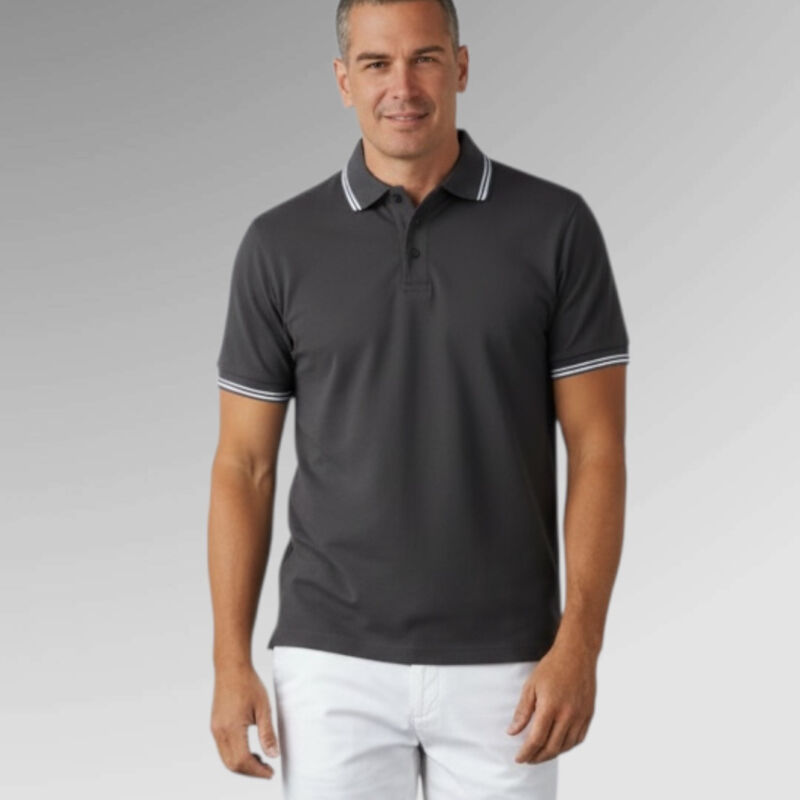 Tee Jays Mens Luxury Stripe Polo Thumbnail