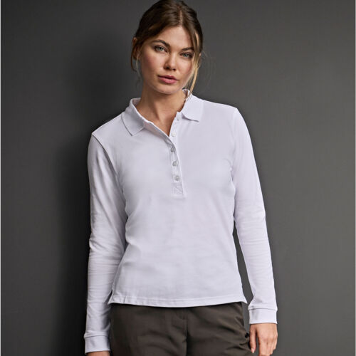 Tee Jays Ladies' Luxury Stretch L/S Polo Thumbnail