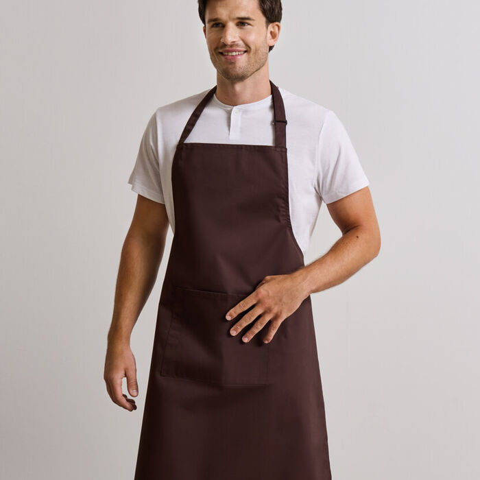 Colours bib apron with pocket Thumbnail