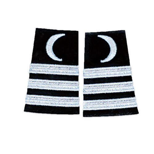 Chief Steward/Stewardess Moon Epaulettes Three Stripe Thumbnail