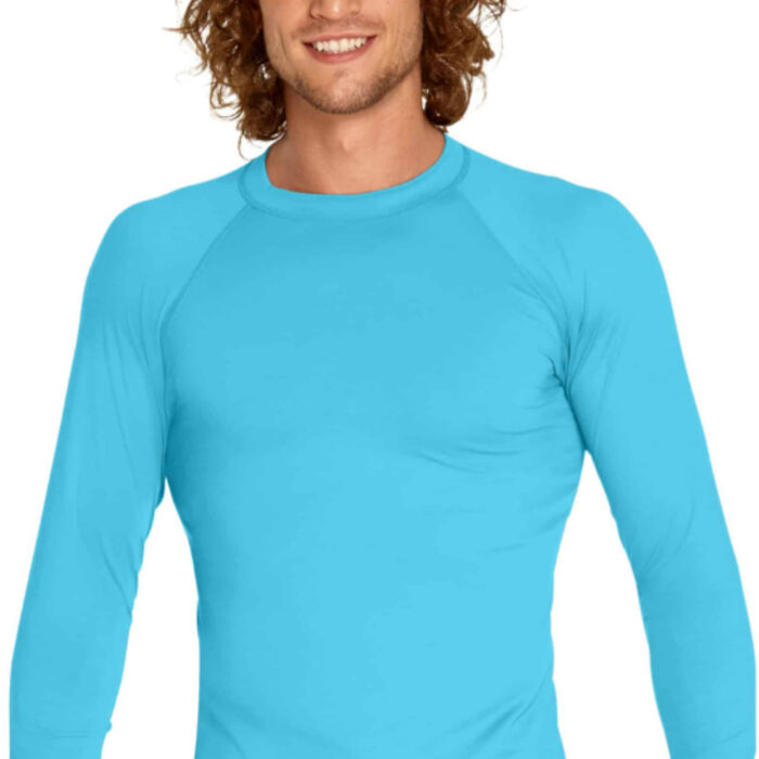 Wet Effect Adult Unisex Long Sleeve Rash Vest Thumbnail