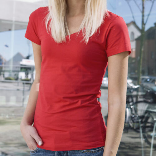 Clique Ladies' Arden V-Neck Short Sleeve T-Shirt Thumbnail