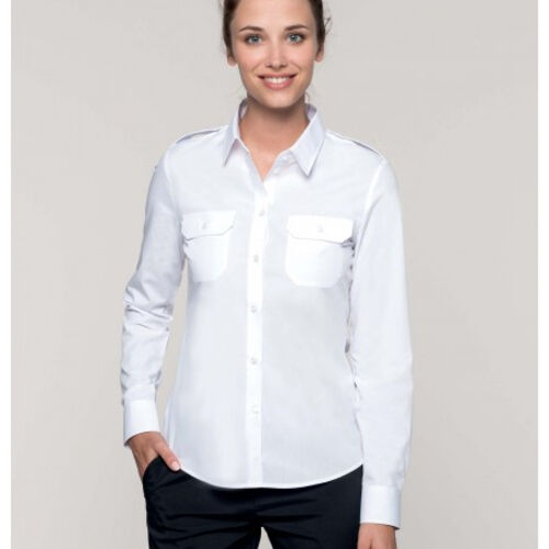 Kariban Ladies' Long Sleeve Pilot Shirt  Thumbnail