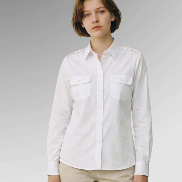Kariban Ladies' Long Sleeve Pilot Shirt  Thumbnail