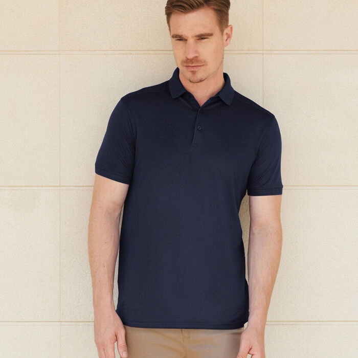 Stretch polo shirt with wick finish Thumbnail