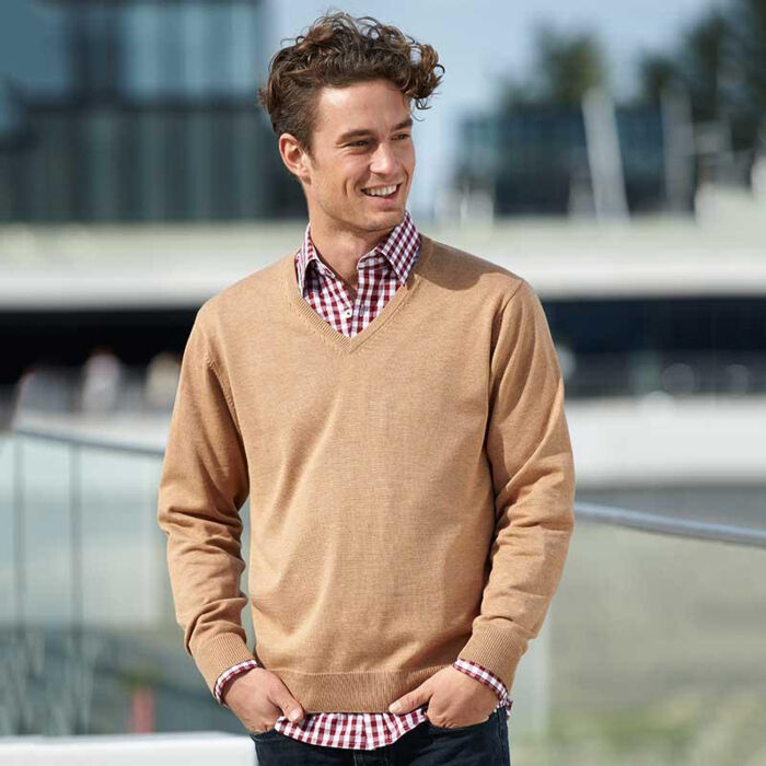 James Nicholson Men's V-Neck Pullover  Thumbnail