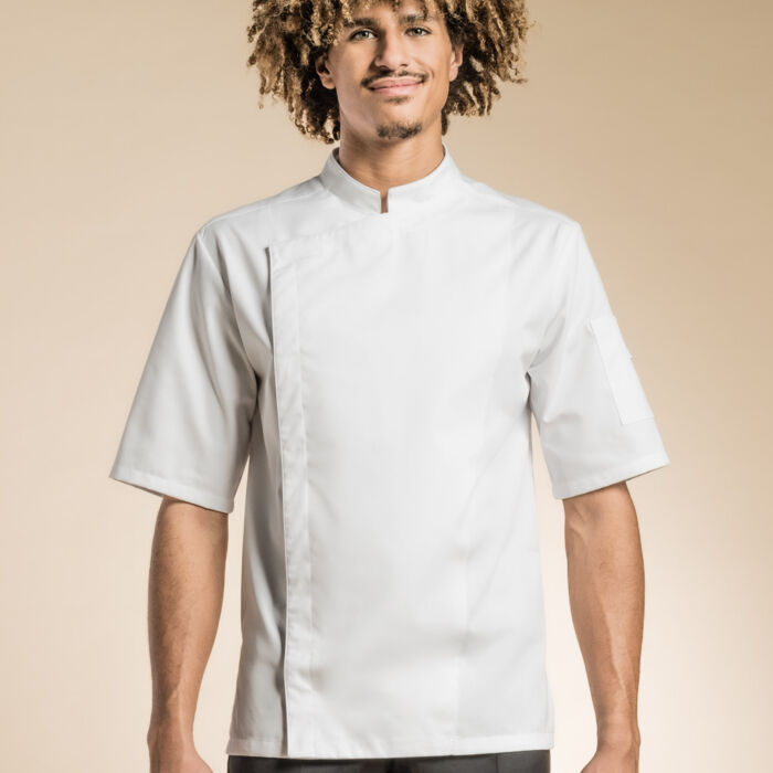 Clement Design Men's Firenze Short Sleeve Chef Jacket Thumbnail