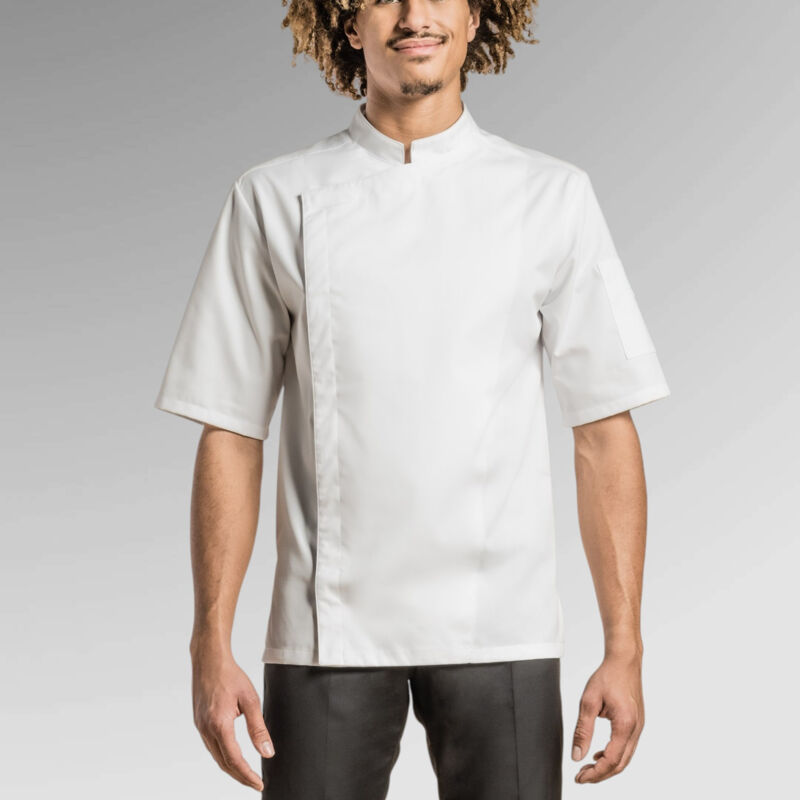 Clement Design Men's Firenze Short Sleeve Chef Jacket Thumbnail
