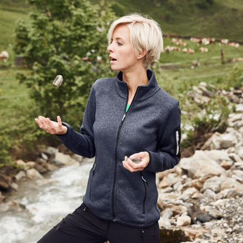 James Nicholson Ladies' Knitted Fleece Jacket Thumbnail