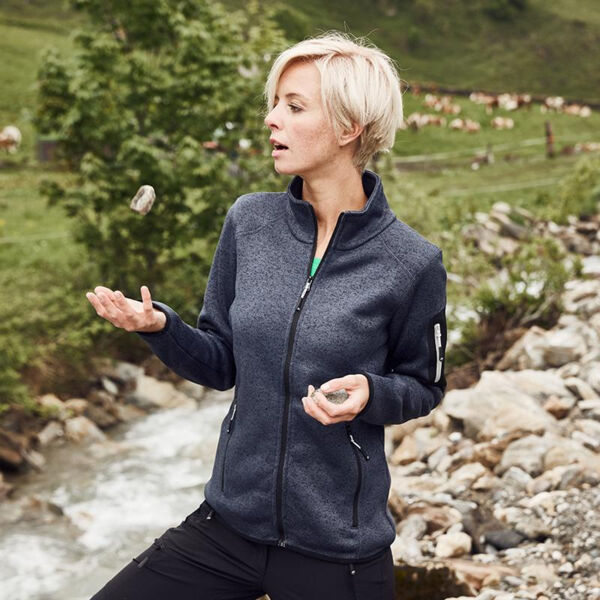 James Nicholson Ladies' Knitted Fleece Jacket Thumbnail