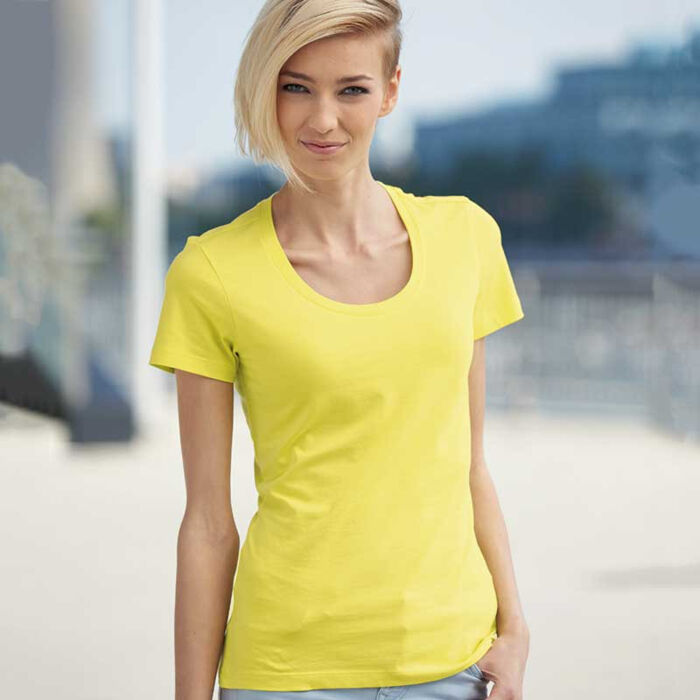 JN Ladies' stretch scoop neck t-shirt Thumbnail