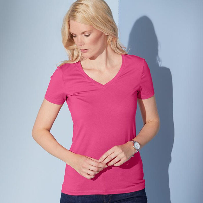 James Nicholson Ladies' Stretch V-neck t-shirt Thumbnail