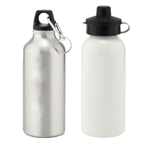 Customised Water Bottle with Two Cap Styles- 600ml Thumbnail