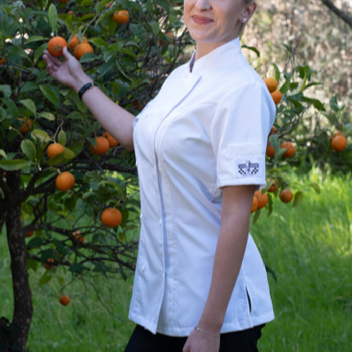 Chaud Devant Lady Comfort Short Sleeved Chef's Jacket (altered product) Thumbnail