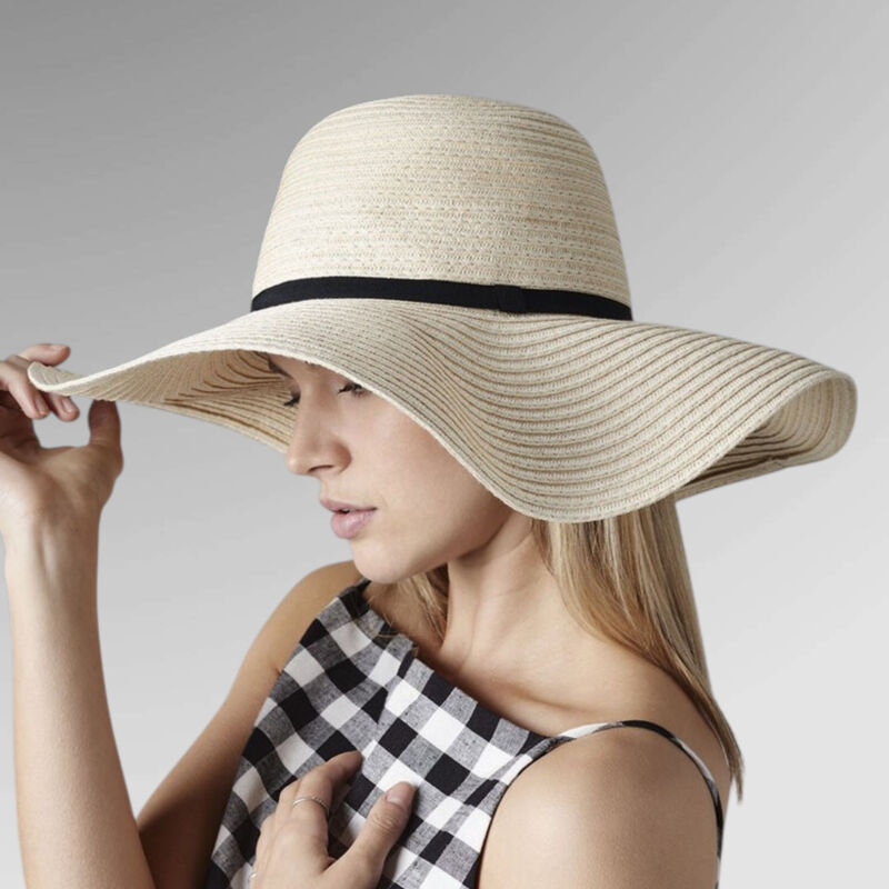 Beechfield Marbella wide-brimmed sun hat Thumbnail