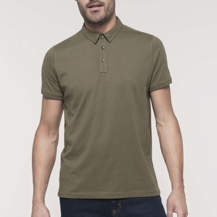 Kariban Men's Short Sleeved Jersey Polo Shirt Thumbnail