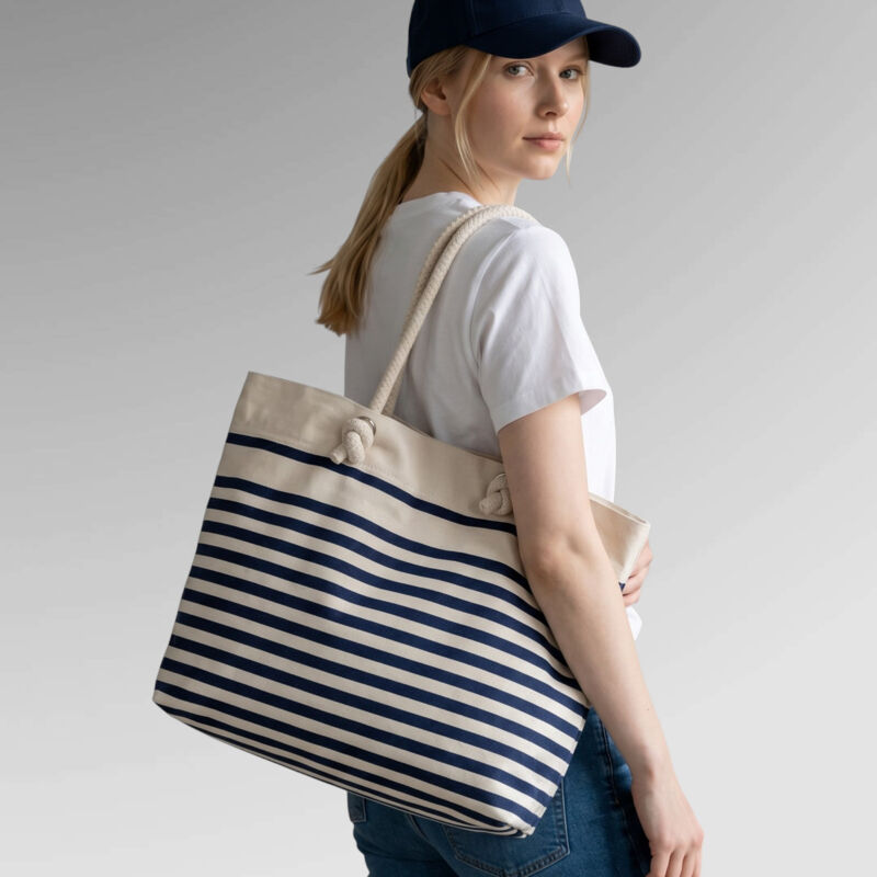 Stripy Beach / Shopping bag Thumbnail