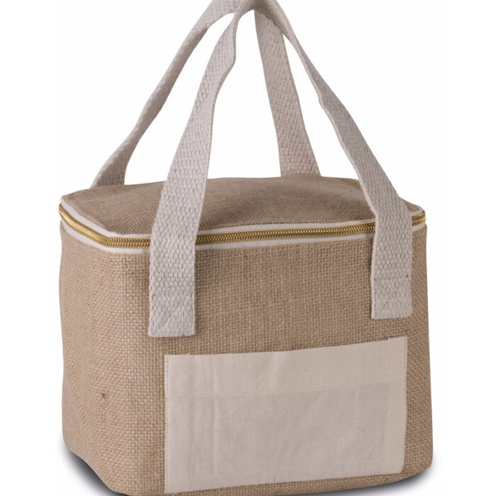 Small Jute Cool Bag Thumbnail