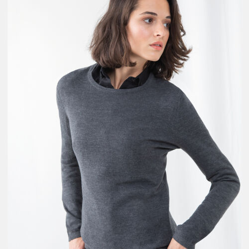 Henbury Women's Crew Neck Jumper Thumbnail