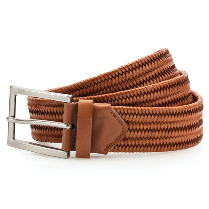 Leather braid belt Thumbnail