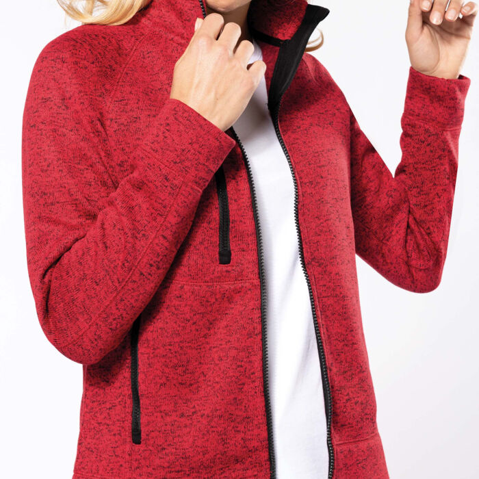 Kariban Ladies' Full Zip Heather Jacket Thumbnail