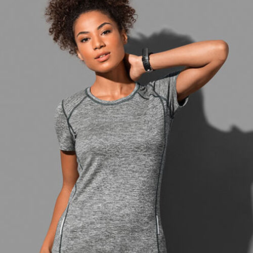 Stedman Ladies Recycled Sports Reflect T Thumbnail