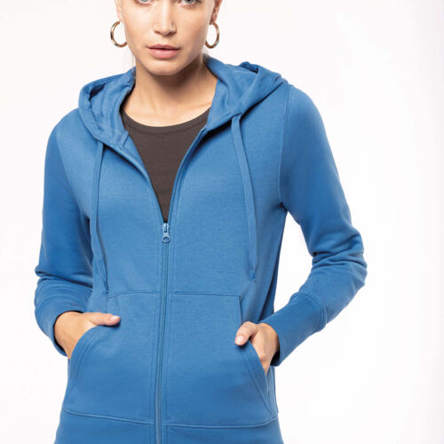Kariban Ladies' Eco-Friendly Zip-Through Hoodie Thumbnail
