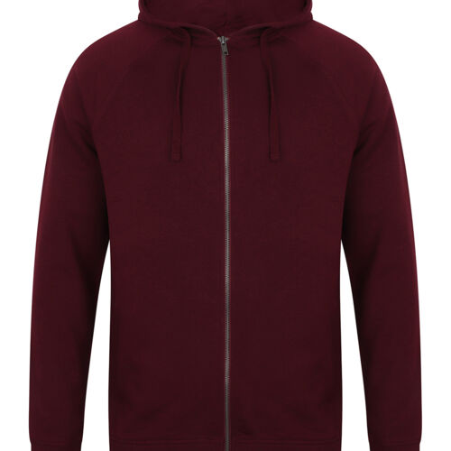Unisex slim-fit zip-through hoodie Thumbnail