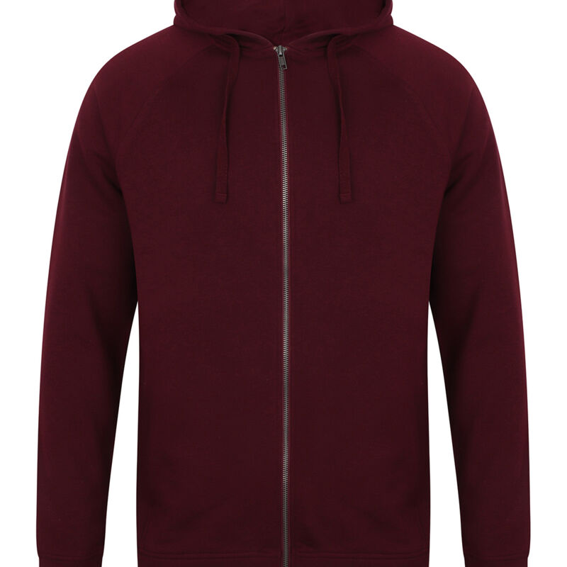 Unisex slim-fit zip-through hoodie Thumbnail