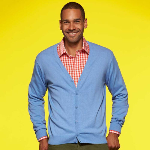 James Nicholson Men's Cotton Cardigan Thumbnail