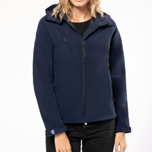 Kariban Ladies' Detachable Hooded Softshell jacket Thumbnail