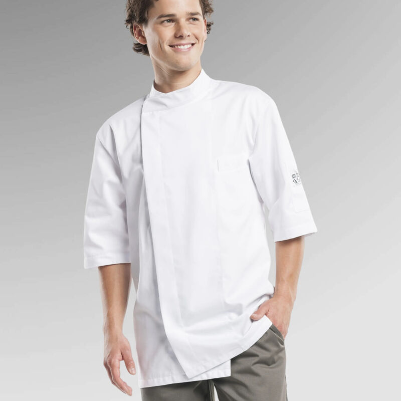 Chaud Devant Men's Short Sleeve Bacio Chef Jacket Thumbnail