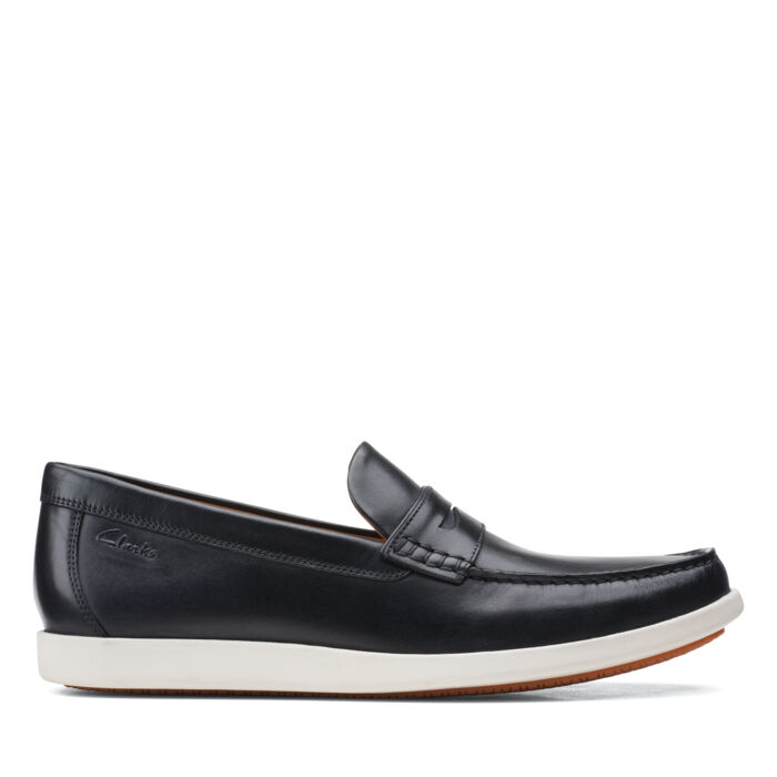 Clarks Ferius Shore Men's leather mocassin (*) Thumbnail